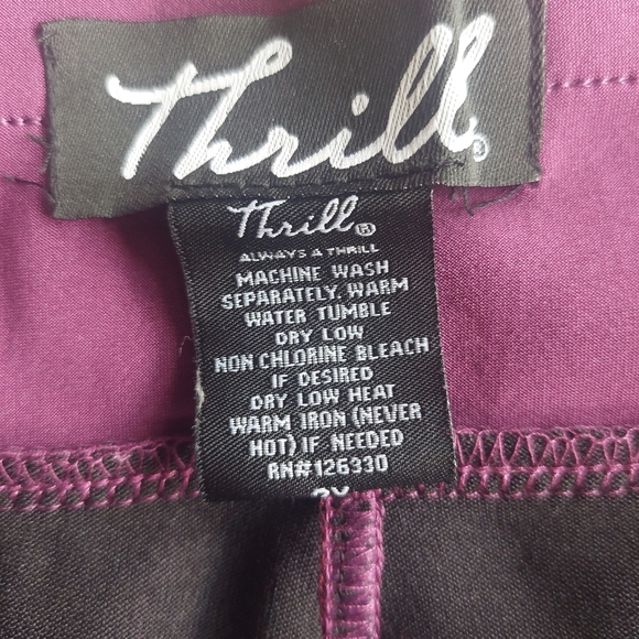 Thrills scuba pants size 3x magenta - Picture 4 of 8